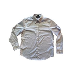 Jones New York womens blue shirt size medium